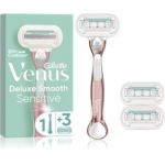 Gillette Venus Deluxe Smooth Sensitive Rosegold Aparat de ras + rezervă lame