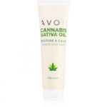 Avon Cannabis Sativa Oil Restore & Calm cremă de mâini și corp cu ulei de canepa