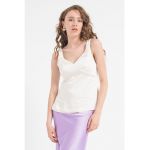 Bluza de satin fara maneci