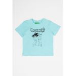 Tricou de bumbac cu imprimeu cu desene