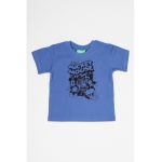 Tricou de bumbac cu imprimeu cu desene