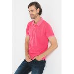 Tricou polo din piqué de bumbac