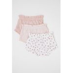 Set de pantaloni scurti de bumbac organic - 3 perechi