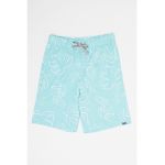Pantaloni scurti de bumbac cu model tropical