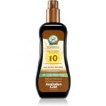 Australian Gold Spray Gel Sunscreen With Instant Bronzer spray protector pentru plajă cu efect autobronzant