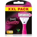 Wilkinson Sword Quattro for Women Aloe & Vit. E capete de schimb