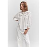 Bluza cu segment din dantela crosetata Blair
