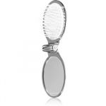 Janeke Chromium Line Folding Hair-Brush with Mirror pieptene de păr cu oglinda mica