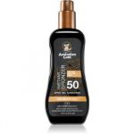 Australian Gold Spray Gel Sunscreen With Instant Bronzer spray pentru bronzat SPF 50