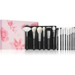 ZOEVA The Artists Brush Set Silver set de pensule cu geantă