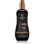 Australian Gold Spray Gel Sunscreen With Instant Bronzer spray pentru bronzat SPF 15