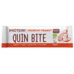 Baton bio proteic cu arahide crocante - Quin Bite 45 g | Quin Bite