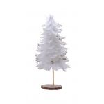 Decoratiune Craciun - Tree Feather Glitter on Foot | Kaemingk