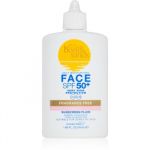 Bondi Sands SPF 50+ Fragrance Free Tinted Face Fluid crema protectoare cu efect de tonifiere faciale