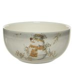 Bol - Bowl Dolomite Snowman | Kaemingk
