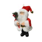 Figurina - Santa Polyester Green Branch - Red | Kaemingk