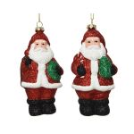 Figurina - Santa Shatterproof Glitter - Candy Stick, Tree - mai multe modele | Kaemingk