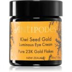 Antipodes Kiwi Seed Gold Luminous Eye Cream crema de ochi iluminatoare cu aur