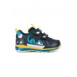 Pantofi sport cu imprimeu si inchidere velcro