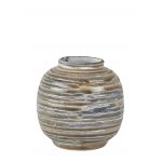 Vaza din ceramica - Gri, 10.3 X 10.2 cm | Villa Collection