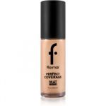 flormar Perfect Coverage Mat Touch Foundation machiaj cu efect matifiant pentru piele mixta spre grasa