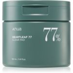 Anua Heartleaf 77% Toner Pad discuri pentru curatare impotriva punctelor negre