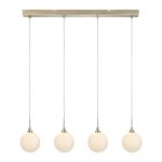 Pendul cu 4 becuri Markslöjd Quattro XL Antique