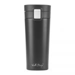 Cană termică Vialli Design Fuori, 400 ml, negru