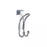 Set 2 cârlige suspendate pentru ușă Wenko Door Hook, argintiu