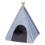 Cort tip teepee pentru animale de companie Wenko, gri deschis