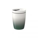 Cană de voiaj din porțelan Villeroy & Boch Like To Go & To Stay, 290 ml, verde - alb