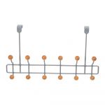 Cuier de ușă argintiu din metal 51 cm Billy – Compactor