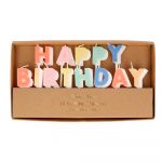 Lumânări pentru tort 13 buc. Happy Birthday – Meri Meri