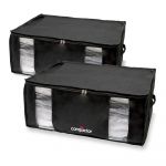 Set 2 cutii de depozitare cu vid 65 x 27 cm Black Edition XXL - Compactor