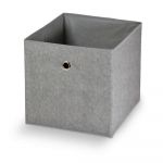 Cutie pentru depozitare Domopak Stone, 32 x 32 cm, gri