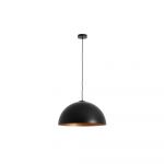 Lustră cu detalii arămii CustomForm Lord, 50 cm, negru