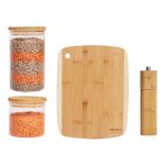 Set râșniță, tocător și recipiente pentru alimente 4 buc. – Bonami Essentials