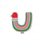 Pernă decorativă Little Nice Things Rainbow Bird