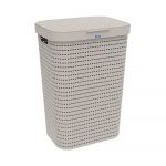 Coș de rufe din plastic bej 55 l Country - Rotho
