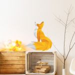 Autocolant Ambiance Origami Foxie