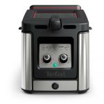 Friteuză neagră/argintiu-mat Clear Duo FR600D10 – Tefal