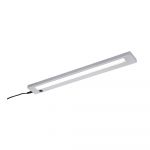 Aplică de perete argintie LED (lungime 55 cm) Alino – Trio