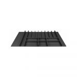 Organizator de tacâmuri negru 108 x 47 cm Wood Line – Elletipi