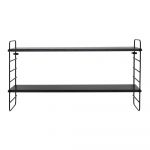 Etajeră din metal Bloomingville North, negru
