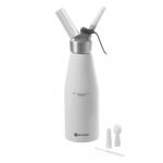 Sticlă din aluminiu pentru frișcă Hendi Kitchen Line, 1 l, alb