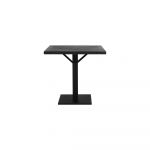 Masă de dining neagră 80x80 cm Chisa – Light & Living