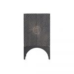 Dulap negru din lemn de mango 80x140 cm Mango – Geese