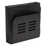 Suport pentru șervețele Wenko Black Outdoor Kitchen Baco, negru