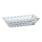 Set de 2 boluri dreptunghiulare din cristal Nachtmann Bossa Nova, lungime 17 cm