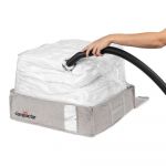Cutie de depozitare cu vacuum Compactor Oxford, 145 l, gri